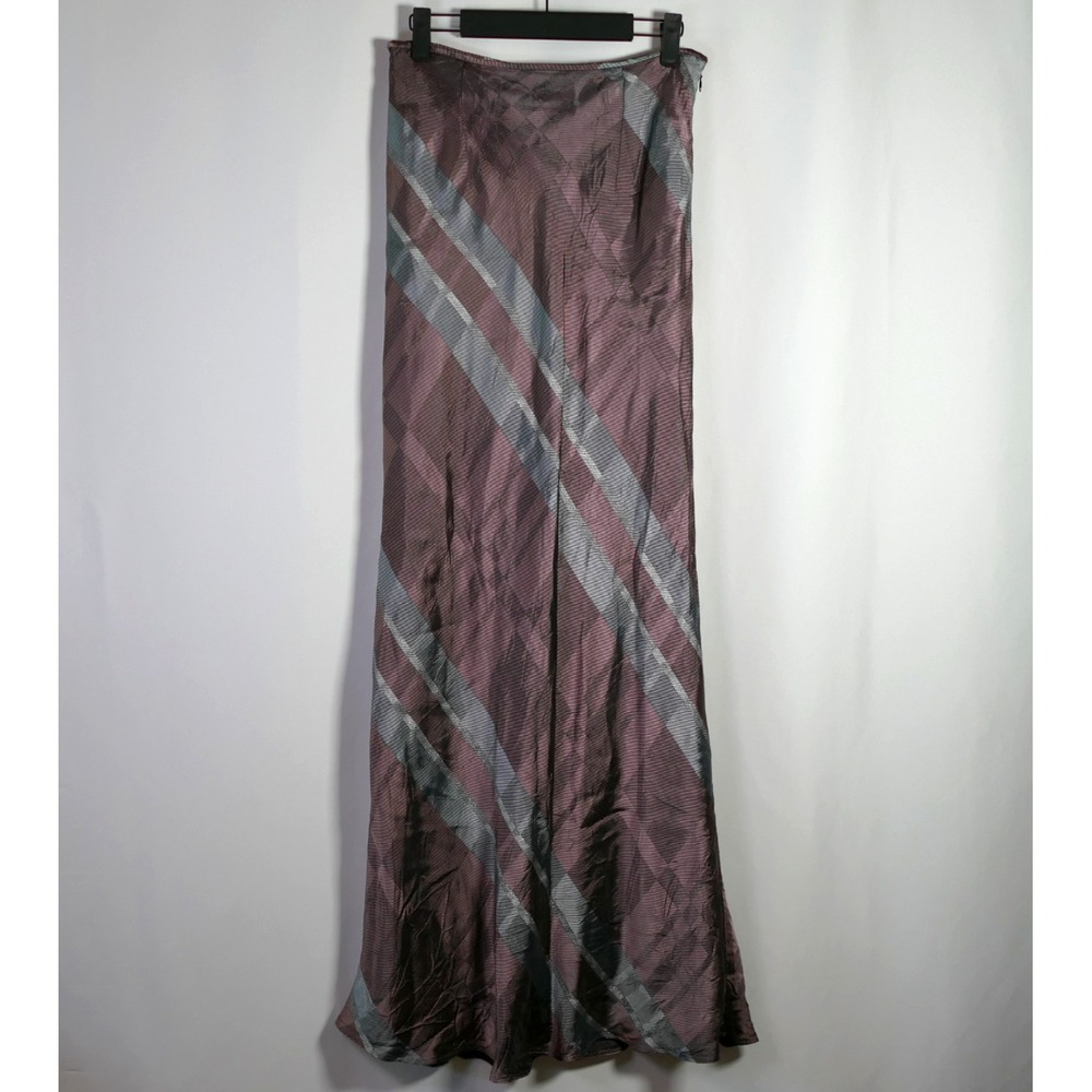 VTG Jessica Mcclintock Old Money Taffeta Maxi Skirt Size 10 Elegant Formal Event